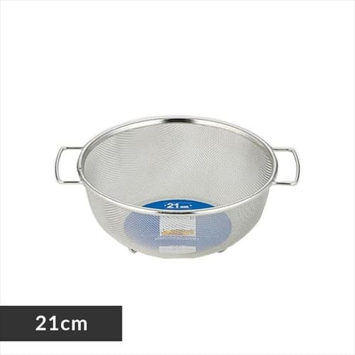 ヨシカワ ミズリード2 18-8両手付丸型ザル21cm(足付) SH9012