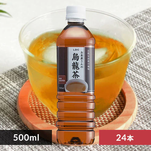 【24本】LDC お茶屋さんの烏龍茶 500ml 【代引き不可】_0