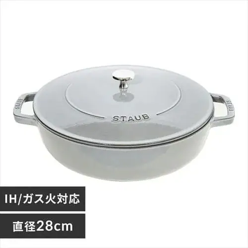 �y�󂠂�z�� �X�g�E�u IH/�K�X�� 28cm 3.7L Chistera CSTR-28 �O���[_0