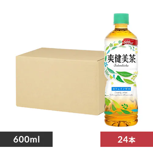 【24本】コカ・コーラ 爽健美茶 カフェインゼロ 600ml【代引き不可】_0