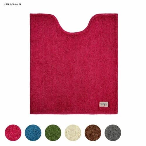 オカトー カラーモードプレミアム ロングトイレマット 80×70 ブラウン_0