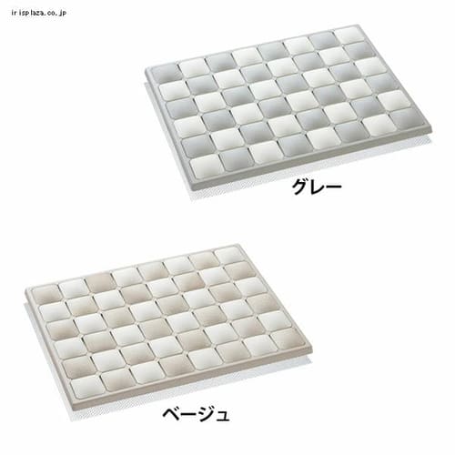 Karari 珪藻土 フィットタイルマット M HO1916 グレー