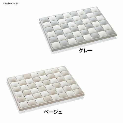 Karari 珪藻土 フィットタイルマット M HO1916 グレー _0