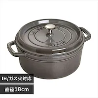 �� �X�g�E�u IH/�K�X�� 18cm 1.7L �s�R�E�R�R�b�g ���E���h �O���[