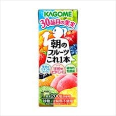  カゴメ 【24本】朝のフルーツこれ一本 200ml 666 【プラザセレクト】