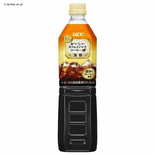 UCC 【12本入】 おいしいカフェインレスコーヒー無糖 PET 930ml 503847 【プラザセレクト】【代引不可】【プラザマーケット】