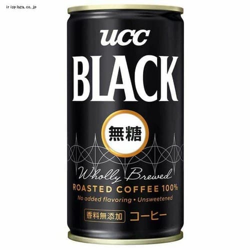 UCC 【60本入】 BLACK無糖 缶 185g 503851 【プラザセレクト】【代引不可】【プラザマーケット】