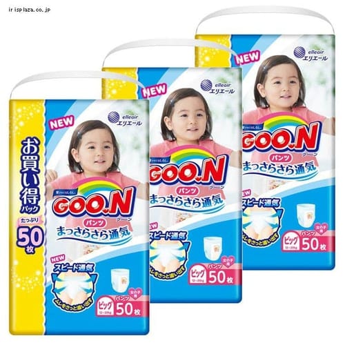 大王製紙 グーン パンツ BIG (12〜20kg) 150枚(50枚×3) 女の子 まっさらさら通気 【プラザセレクト】