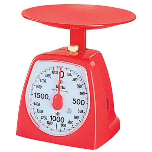 TANITA アナログクッキングスケール 2kg レッド 1439-RD