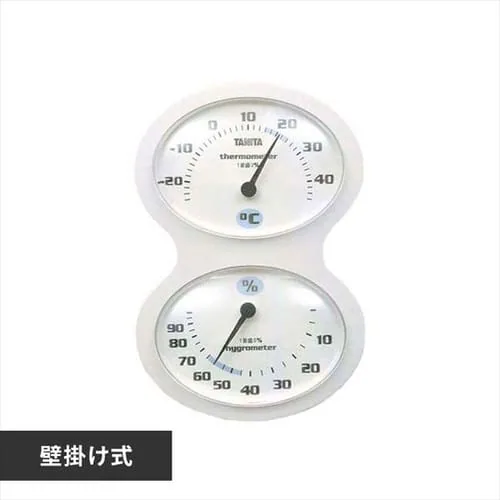 TANITA 温湿度計 壁掛け式 TT-509-WH ホワイト _0