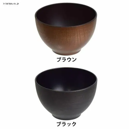 サブヒロモリ ステインウッド 椀 254413 ブラック_0