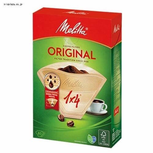 メリタ フィルターペーパーナチュラルブラウン1X4 ブラウン PO-148B 【プラザセレクト】_0