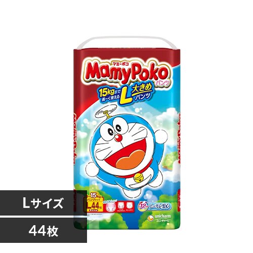 【44枚】ユニ・チャーム マミーポコパンツ ドラえもん Lサイズ 44枚入【プラザマーケット】_0