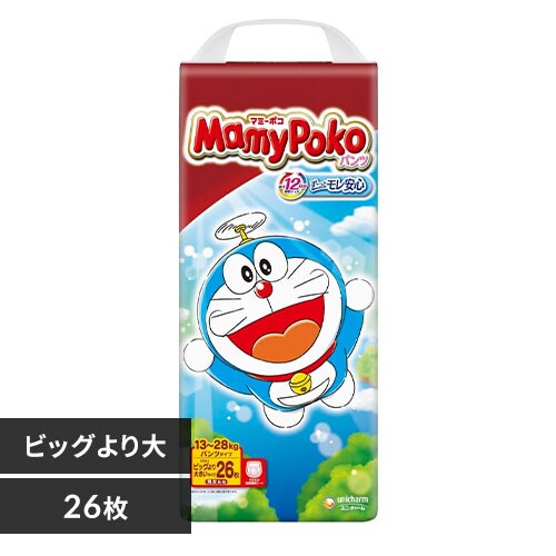 【26枚】ユニ・チャーム マミーポコパンツ ドラえもん ビッグより大きいサイズ 26枚入_0