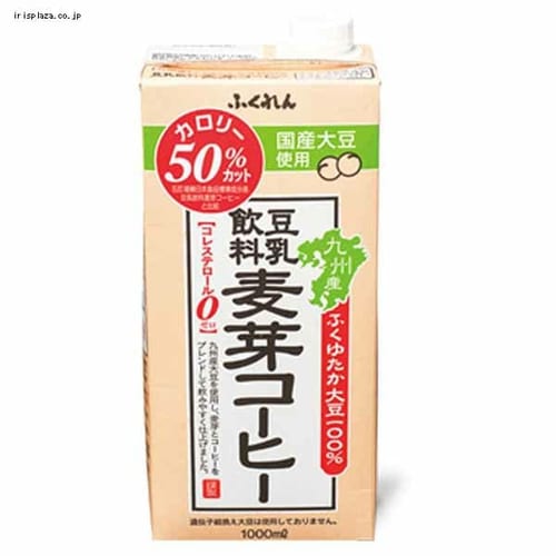 ふくれん 豆乳飲料麦芽コーヒー カロリー50%off 1000ml 116769 【プラザセレクト】