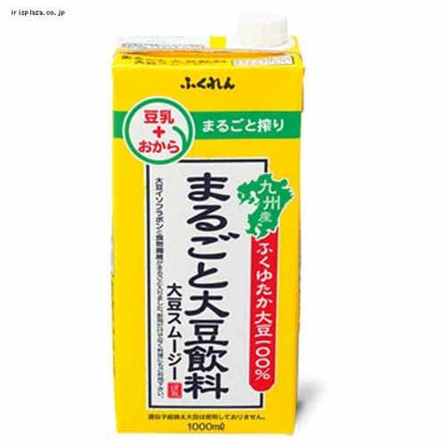 ふくれん 九州産ふくゆたか大豆まるごと大豆飲料 1000ml 116751 【プラザセレクト】
