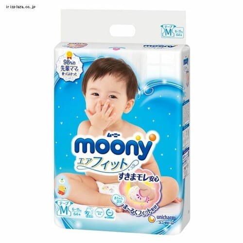 ユニ・チャーム ムーニーエアフィット M 64マイ _0