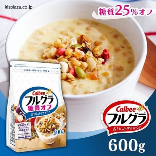 【6個セット】カルビー フルグラ 糖質オフ 600g 【プラザセレクト】【プラザマーケット】 7160444F アイリスプラザ  アイリスオーヤマ公式通販サイト
