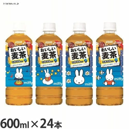 ダイドードリンコ 【24本セット】おいしい麦茶 (ミッフィー) 600ml 1418