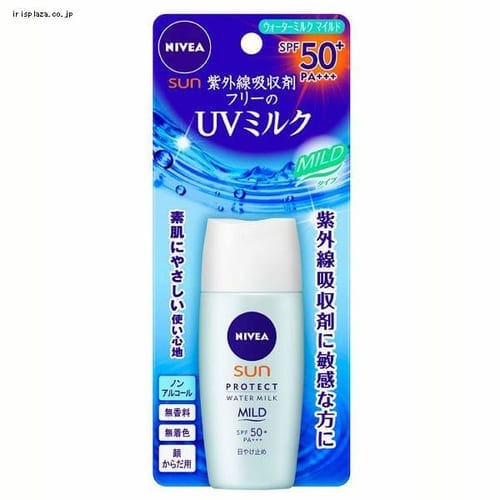 ＜アイリスプラザ＞ 【メール便】花王 ニベアサン プロテクトウォーターミルク マイルド SPF50＋