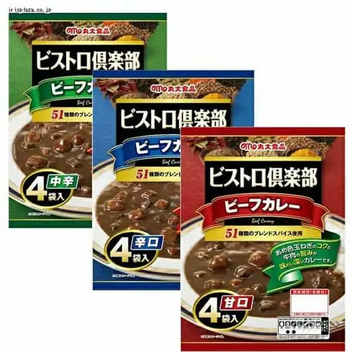 【48食セット】ビストロ倶楽部 ビーフカレー辛口 (170g×4食×12袋)1ケース_0