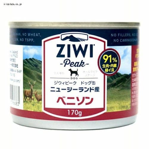 ziwipeak ziwipeak ドッグ缶 ベニソン 170g