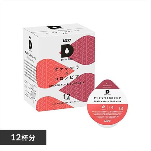 UCC ドリップポッド 専用カプセル 炭焼珈琲 12杯分 【プラザセレクト】【プラザマーケット】  7166720│アイリスプラザ│アイリスオーヤマ公式通販サイト
