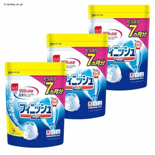 【3個セット】フィニッシュパワー&ピュアパウダー レモン 詰替 900g_0