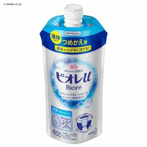 ＜アイリスプラザ＞ 花王 ビオレu つめかえ用 340ml 【プラザマーケット】画像