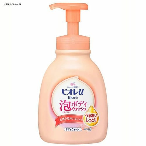  花王 ビオレu泡で出てくるボディウォッシュうるおいポンプ 600ml 【プラザセレクト】【プラザマーケット】
