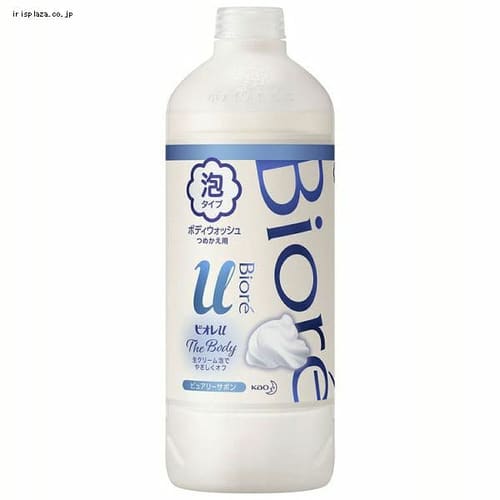 花王 ビオレu ザボディ 泡タイプ ピュアリーサボン つめかえ用 450ml
