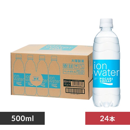 ＜アイリスプラザ＞ 大塚製薬 【24本】大塚製薬 ポカリスエットイオンウォーター500ml 【代引不可】【プラザマーケット】