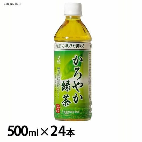  富永貿易 （24本）神戸居留地 かろやか緑茶 PET 500ml 【プラザセレクト】【代引不可】【プラザマーケット】