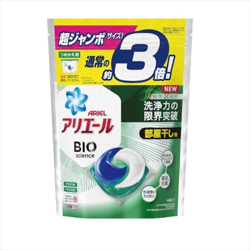 【単品・セット】P&G アリエールリビングドライジェルボール3Dつめかえ用超ジャンボサイズ 46個 【プラザセレクト】