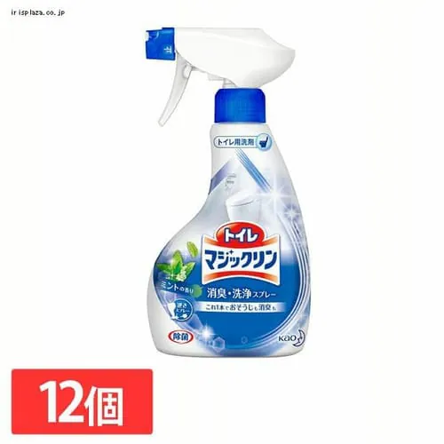 花王 【12個セット】トイレマジックリン消臭・洗浄スプレーミント 本体 _0