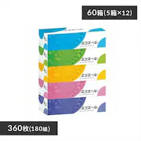 �y60���z�剤���� �G���G�[�� �e�B�b�V�� �p���v100% 180�g 5���~12�Z�b�g[�P�[�X�̔�] �y�v���U�Z���N�g�z�y�v���U�}�[�P�b�g�z