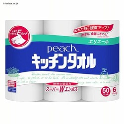 �剤���� �G���G�[�� �L�b�`���y�[�p�[ �s�[�` �L�b�`���^�I�� 50�J�b�g�~6���[�� �p���v100% �y�v���U�}�[�P�b�g�z