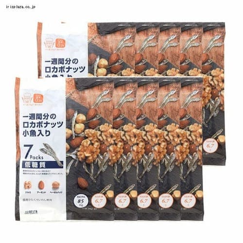  デルタ 【10袋】一週間分のロカボナッツ 小魚入り 175g×10袋 【プラザセレクト】【プラザマーケット】