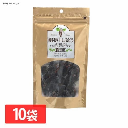 デルタ 【10袋】枝付き干しぶどう 金パック 90g 【プラザセレクト】