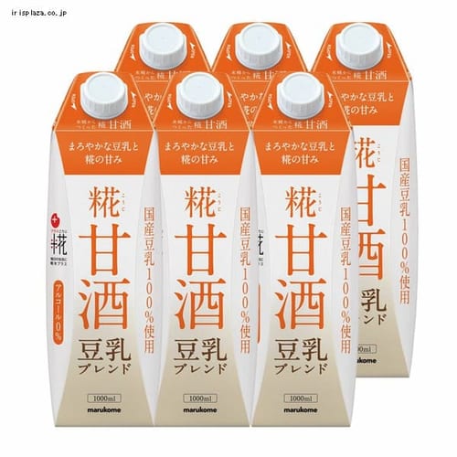 マルコメ 【6本】マルコメ プラス糀 米糀からつくった糀甘酒LL 豆乳 412166 【プラザセレクト】【プラザマーケット】  7171684│アイリスプラザ│アイリスオーヤマ公式通販サイト