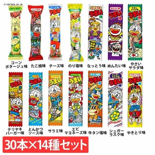 やおきん やおきんうまい棒420本(30本×14種)詰合セット _0