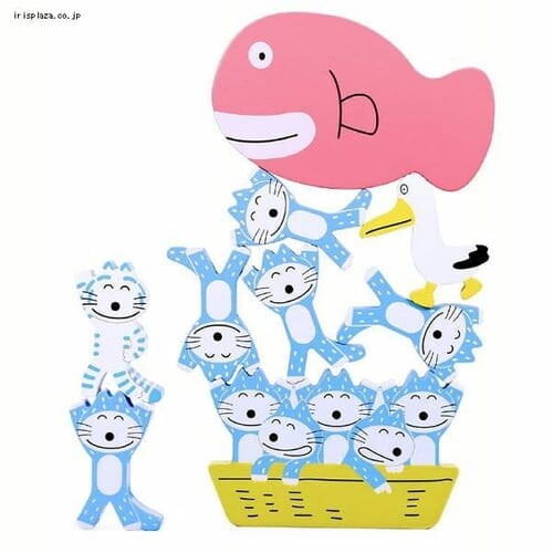 ライブエンタープライズ 絵本のつみき TUMUGI 11ぴきのねこ プレイセット TM-JUI-0301 _0