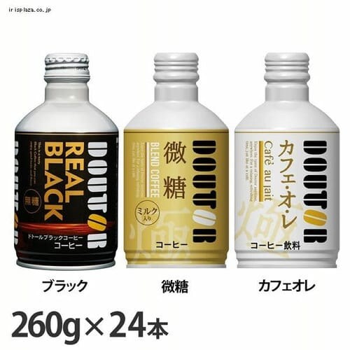 ドトールコーヒー 【24本】ひのきわみ ボトル缶260g ブラック_0