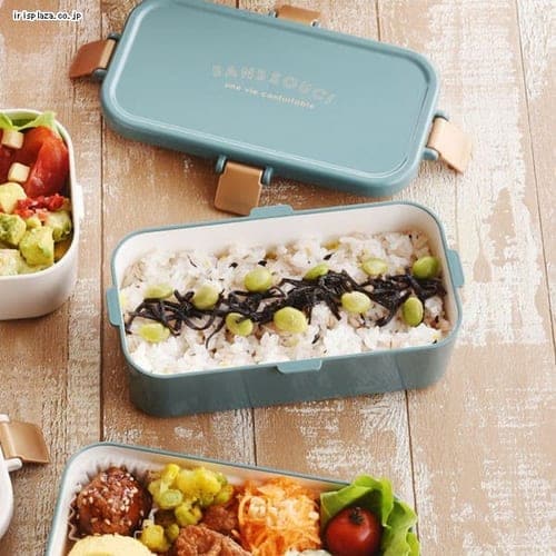 チルタイム 4点ロックランチ 2段 約720ml 300707 アイボリー