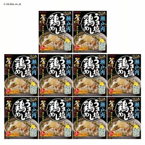  ヤマモリ 【10個セット】瀬戸内うま塩鶏めし 3011254 【プラザセレクト】【プラザマーケット】