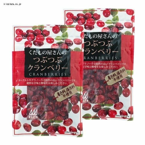 【メール便】【2袋】くだもの屋さんつぶつぶクランベリー 100g 【代引き不可】_0