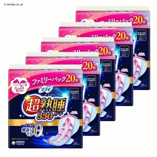 ユニ・チャーム ソフィ 超熟睡ガード290 18枚