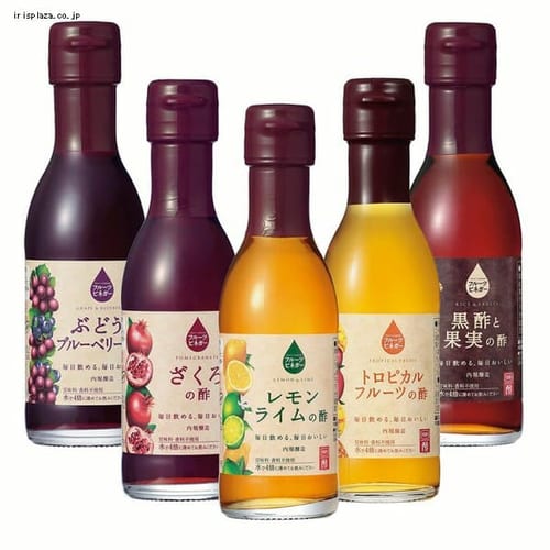 【5本セット】フルーツビネガー 150ml×5種 【プラザセレクト】【プラザマーケット】