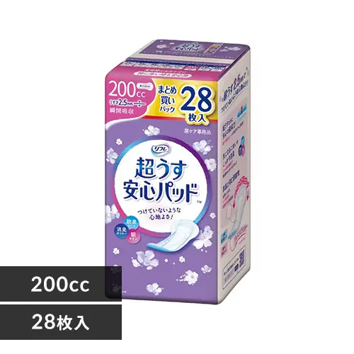 リフレ 超うす安心パッド 200ccまとめ買いパック28枚 920500
