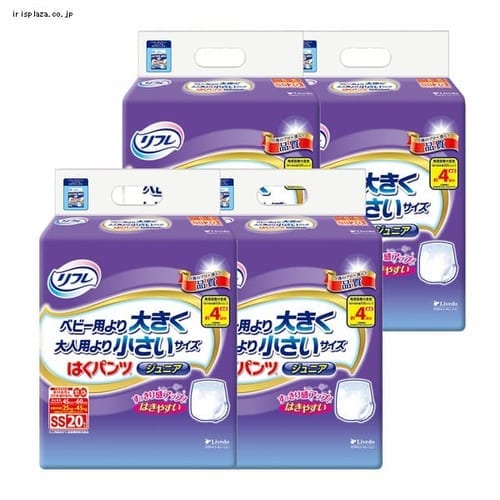  リフレ 【4個セット】はくパンツジュニアSS 20枚 【プラザセレクト】